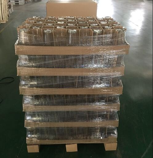 How do we ship our glassware by pallets?