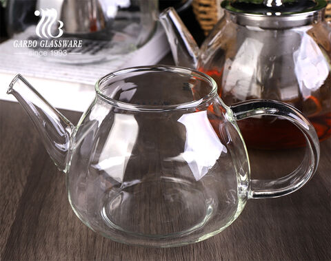 Classic and simple glass pot design with borosilicate material for heat resistance