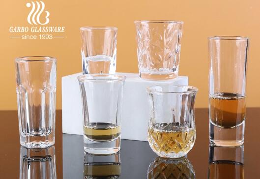 What is the traditional shot glass cup and creative shot glass cup?