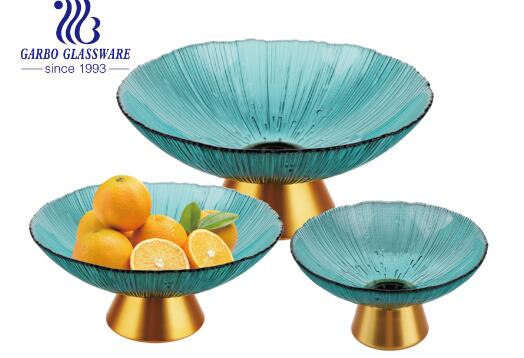 The latest fashion home item-glass fruit plate