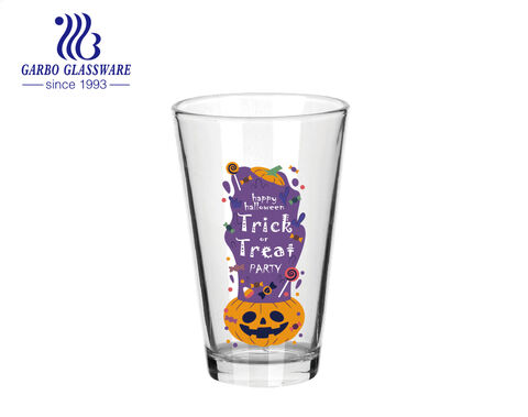 Bicchieri di vetro di design di Halloween disegni personalizzati tazze di vetro highball