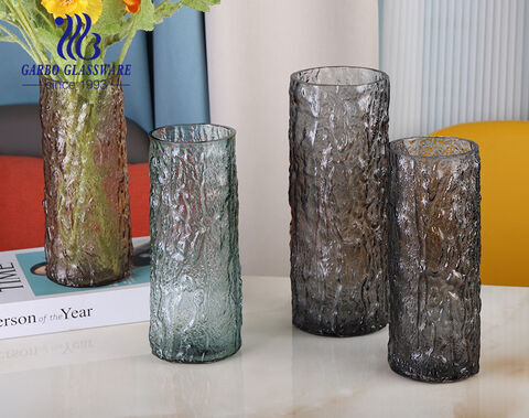 Vase à fleurs coloré personnalisé par pulvérisation à la main pour une utilisation à la maison