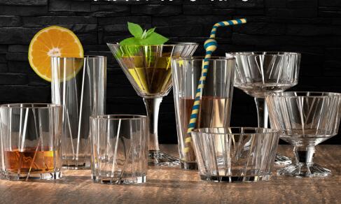 2023 neues Design Glacier Glassware Set von der Glaswarenfabrik