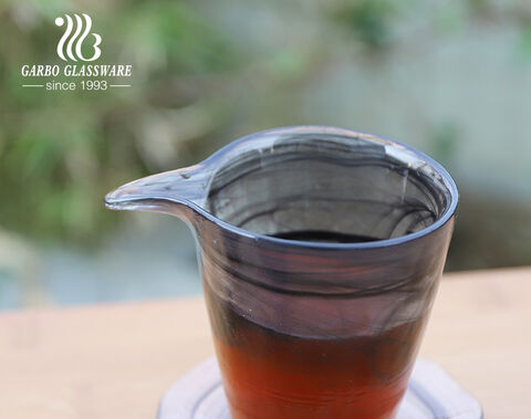 New design Grey colored tea cup set with saucer tea cup and jug