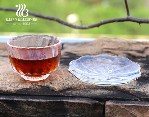 Stylish and Versatile Glass Dish and Saucer Set for Arab Market