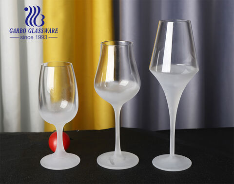 Elevate your space with chic goblet and frost decor featuring frosted glass