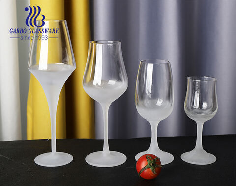 Elevate your space with chic goblet and frost decor featuring frosted glass