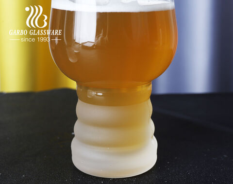 Vaso de pinta de gran tamaño de estilo coreano de 500 ml para servir cerveza