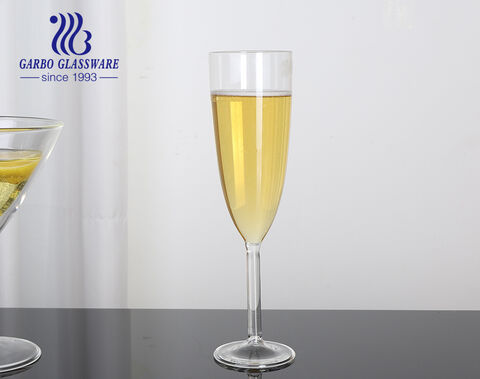 220ml ホウケイ酸ガラス ゴブレット スパークル ワイン ステムウェア