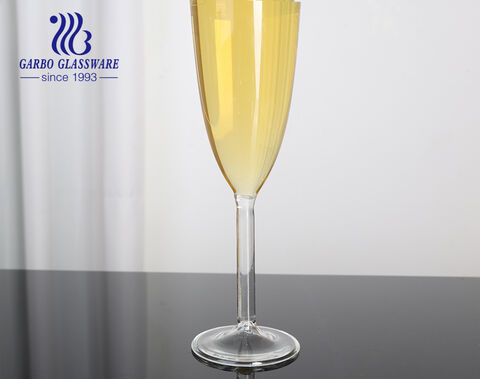 220ml borosilicate glass goblet sparkle wine stemware