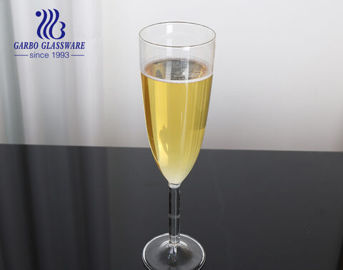 220ml borosilicate glass goblet sparkle wine stemware