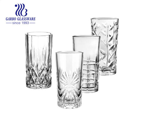 Gobelet en verre haut de gamme de luxe pour eau et jus ics