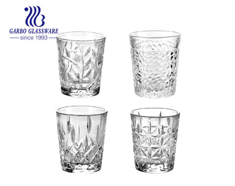 Luxury high white shot glass cup for hotel restaurant service