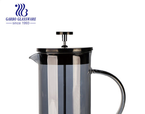 Cafetière élégante en acier inoxydable de 1000 ml