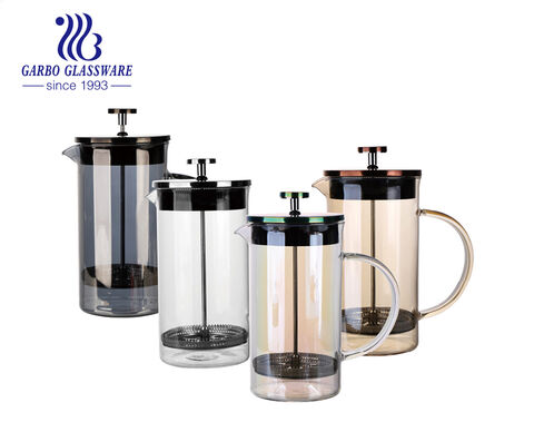 Indulge in the exquisite brew elegant Ion plated french press