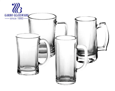 Premium 12oz Thick Glass Beer Mug for Perfect Pint Enjoyment