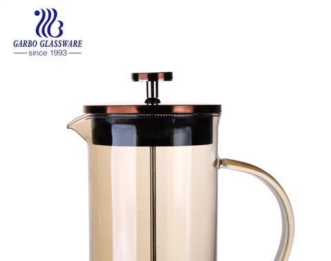 Indulge in the exquisite brew elegant Ion plated french press