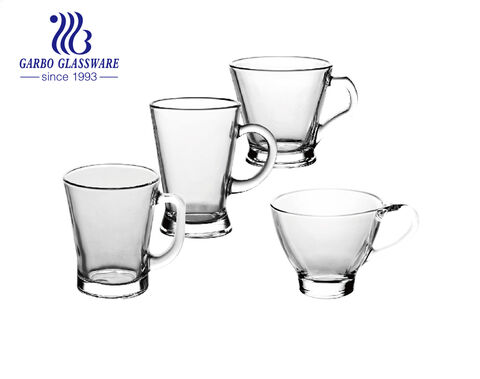 High quality 8.5OZ volume glass tea mug for Arab Market