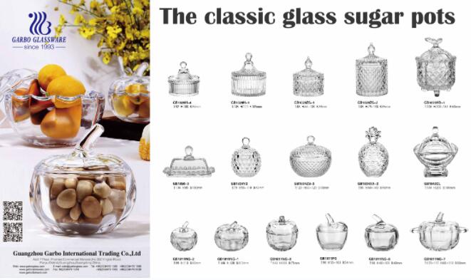 Introducing Our Classic Glass Sugar Pot: Elevate Your Beverage Experience!