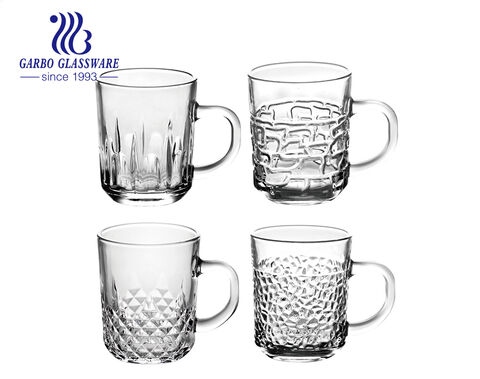 Tasse à thé en verre transparente et élégante pour le marché arabe