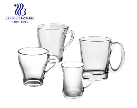 Simple Design Glass Mug 6oz 160ml China Manufacturer Teacup for Wholesale
