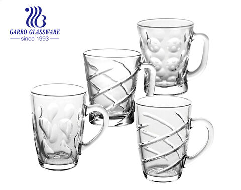 7.89oz Arabic creative clear glass tea mugs