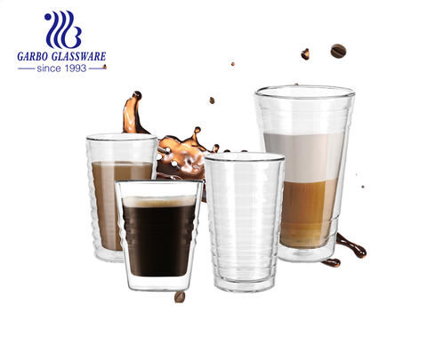 China factory double wall glass cup for daily life use
