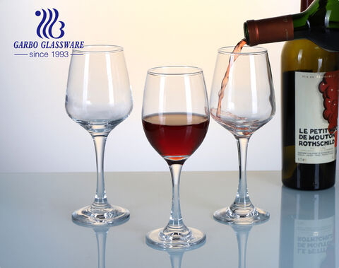 Дешевые бокалы для вина на 12.6 унции 360 мл кристально чистый бокал для вина