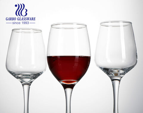 12.6 oz cheap wine glasses 360ml crystal clear wine glass
