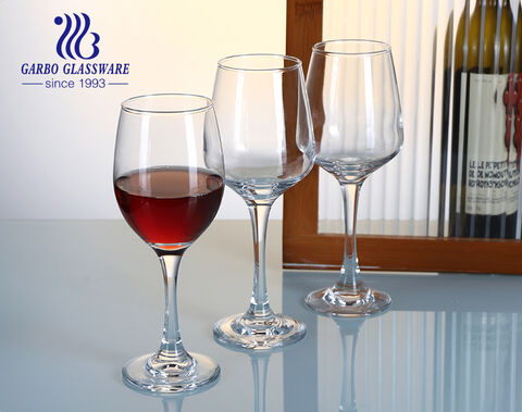 Wholesale Factory Price Clear Long Stem Red Wine Glass