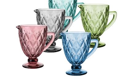 Luxury Solid Color Glass Jug for Russian and Mexico Markets