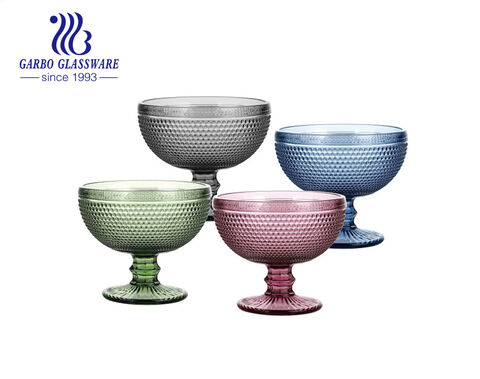 170ml bubble design solid color champagne glass stemware goblet