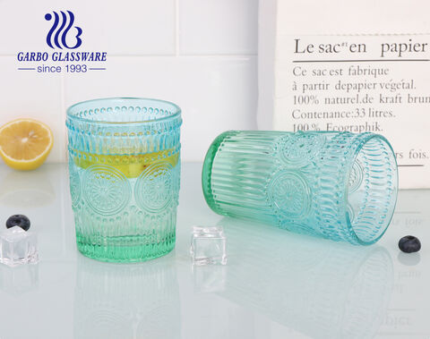 Garbo Glassware 370ML Wasserglas mit böhmischer Sprühfarbe