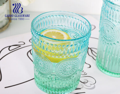 Garbo Glassware 370ML Thủy tinh phun nước màu Bohemian