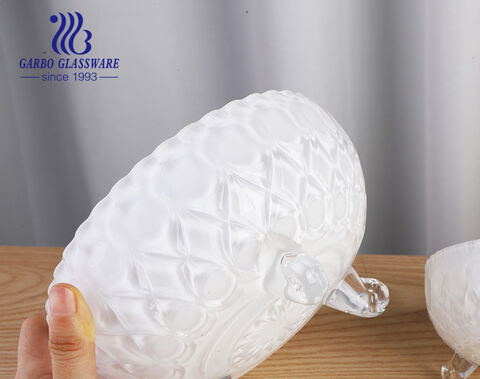 Wholesale factory high-white 7pcs customized white colored glass salad bowl set