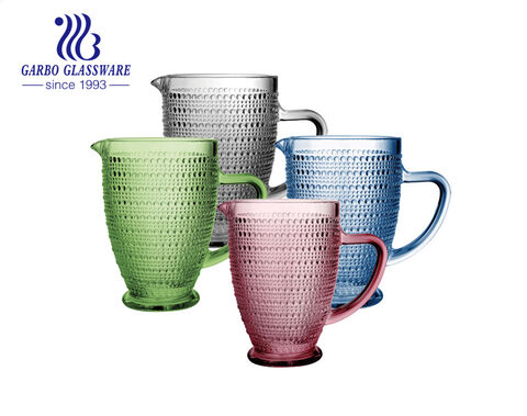 Hot Selling Glass Juice Jug in South America Solid Colored Jug with New Design