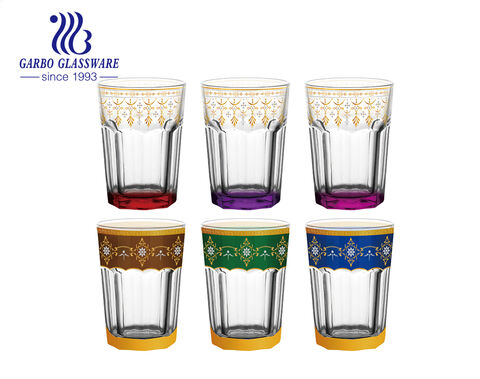 Verres à thé marocains traditionnels élégants 6oz