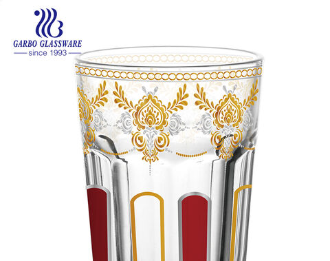 Verres à thé marocains traditionnels élégants 6oz