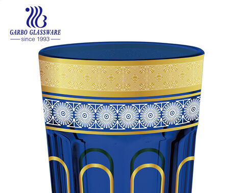 Elegantes vasos de té tradicionales marroquíes de 6 oz