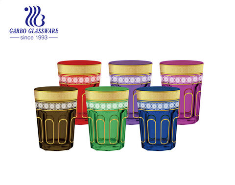 Casablanca Market TamanSour Multicolor Mix Tea Glasses 170ml