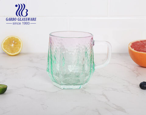 Цветные стаканы для питья из натриево-известкового стекла, кружка с дешевой ценой