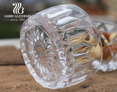 130ml small glass bowl with engraved design