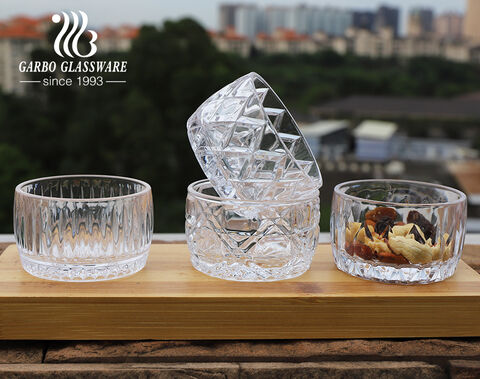 Wholesale deep side dishes glass bowl 3 Inches