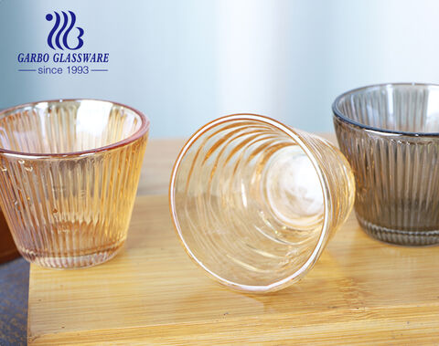 Luxury cawa glass tea cup for Arab and Dubai markets