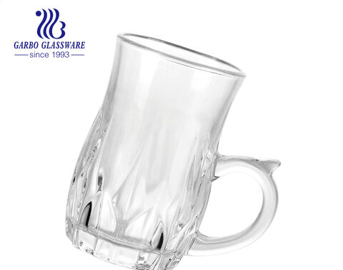 100ml clear small size classical Turkish glass tea mug factory