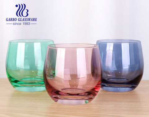 El vaso de vidrio del fabricante de China mecanizó la taza de vino sin tallo soplada de 11 oz