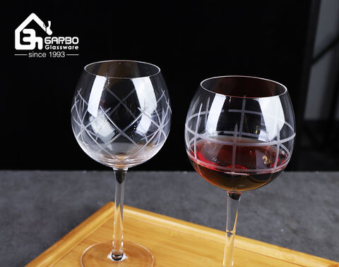 Europe houseware high-end glass goblet for wedding use 