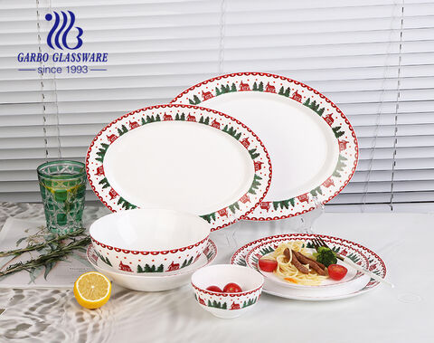 7pcs set opal glass tableware set for Algeria and Egypt