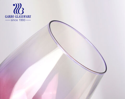 クラシックな売れ筋デザインの色のガラス製品ステムレス水ジュース ガラス カップ