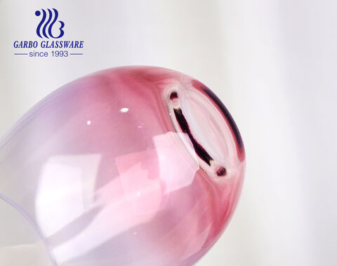 クラシックな売れ筋デザインの色のガラス製品ステムレス水ジュース ガラス カップ